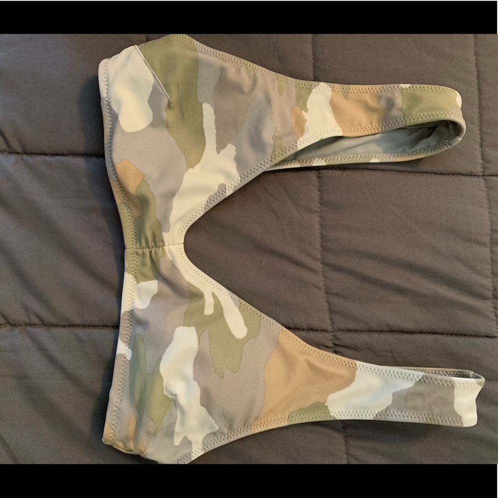 Aerie camo bikini top